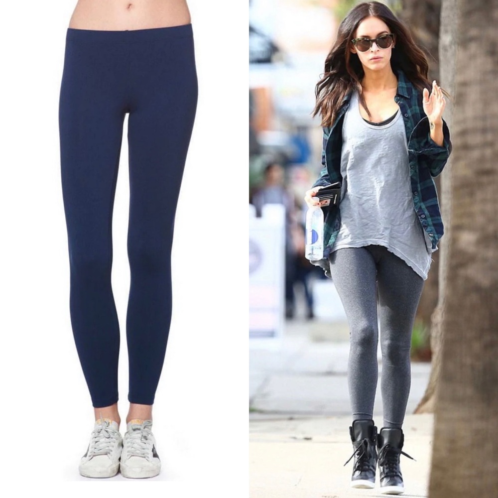 David Lerner Navy Leggings Size Large